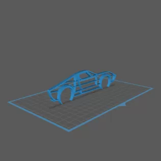 Lamborghini - Miura LP400 Wall Art - Model thumbnail 1
