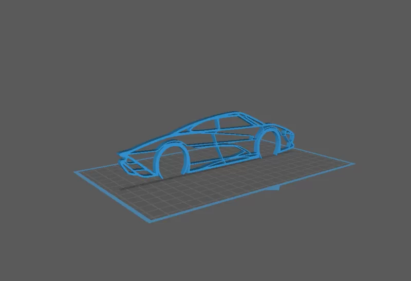 McLaren - Speedtail Wall Art - Model preview 2