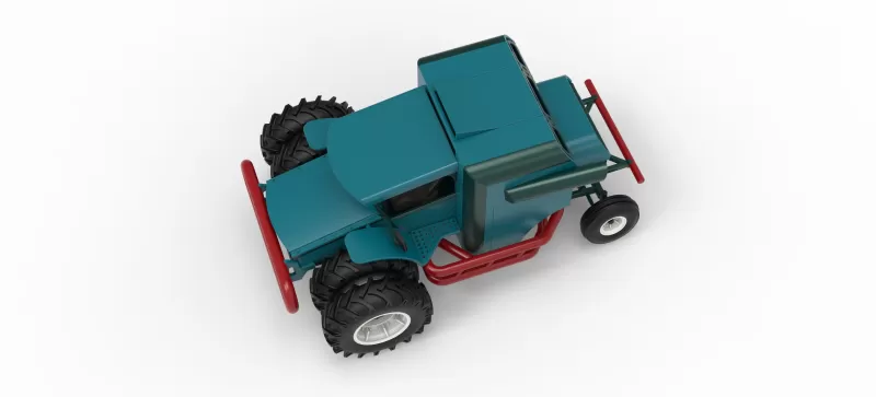 Racing Combine Harvester Version 2 Scale 1:25 - Model preview 4