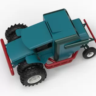 Racing Combine Harvester Version 2 Scale 1:25 - Model thumbnail 4