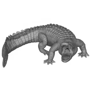 3D Printable Alligator - Model thumbnail 3