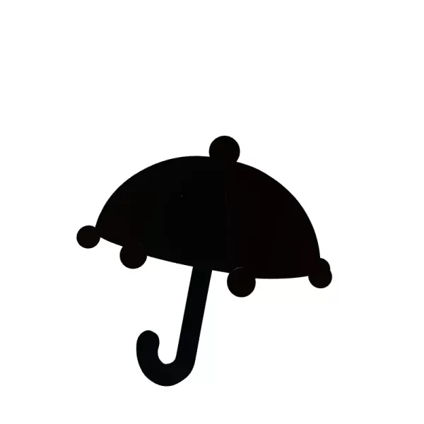 3D Printable Umbrella Model STL - Model preview 2