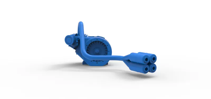 Engine of Quarter Midget Scale 1:16 - Model preview 11