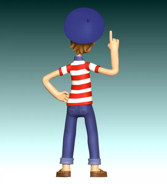 Francois Turbot FanArt - Model preview 8