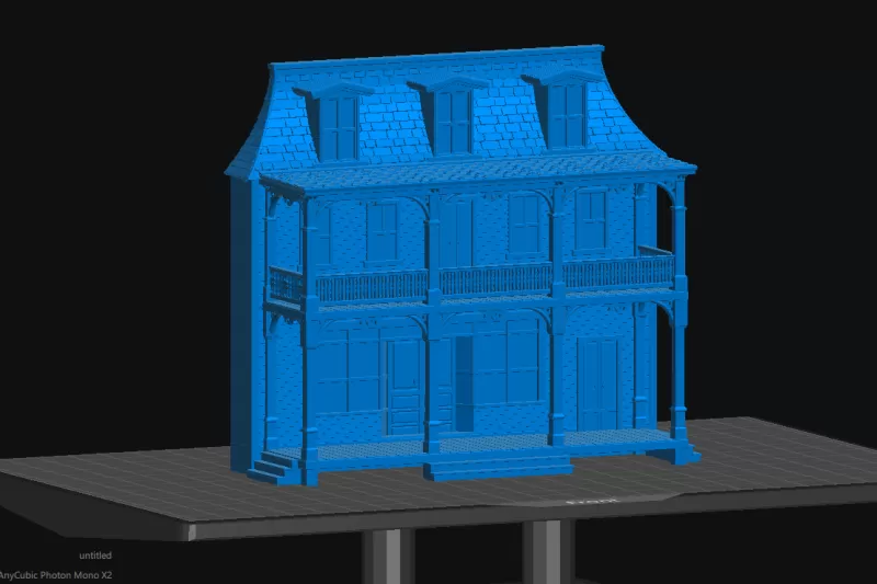 Greenfield General Store Facade - Model preview 9