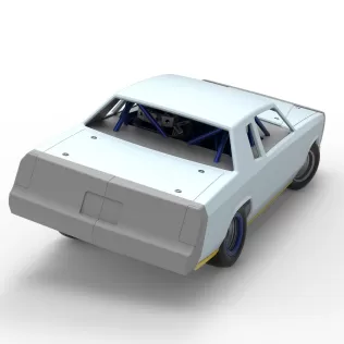 IMCA Stock car while turning Version 2 Scale 1:25 - Model thumbnail 18