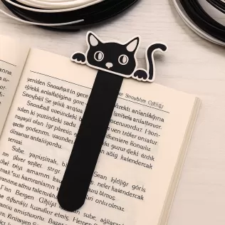Cat Head BookMark, Cute BookMark 3D STL File, Cat Lover Gift - Model thumbnail 4