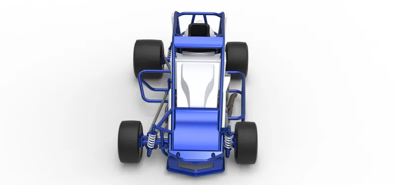 Pavement Silver Crown Car Scale 1:25 - Model preview 8