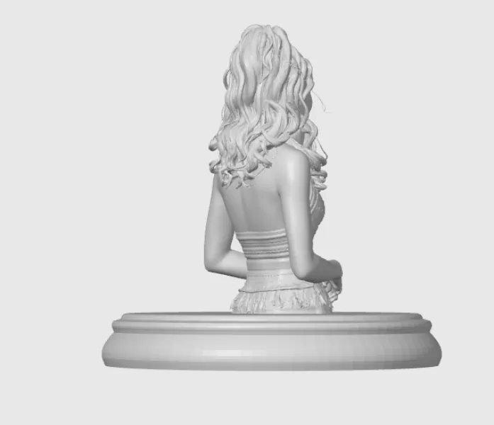 Zendaya 3D Bust - Model preview 7