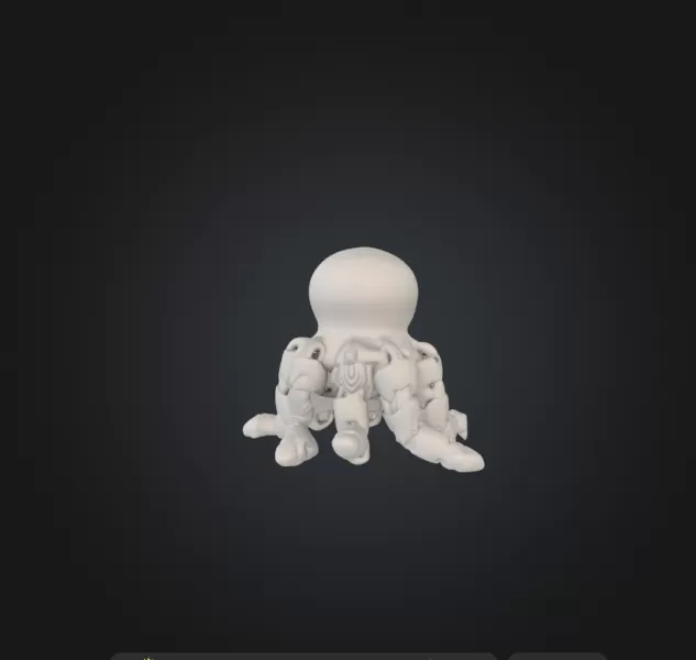 Mini octopus - Model preview 3