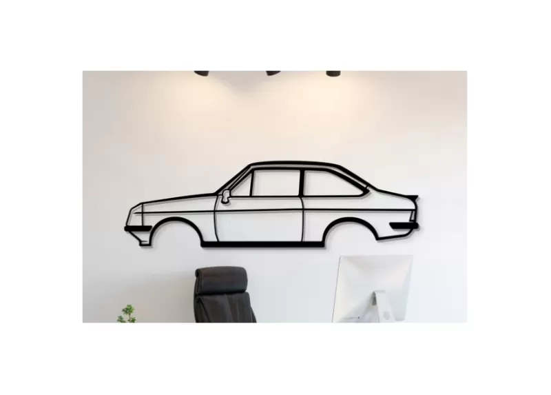 Ford - Escort MK2 1980 Wall Art - Model preview 1
