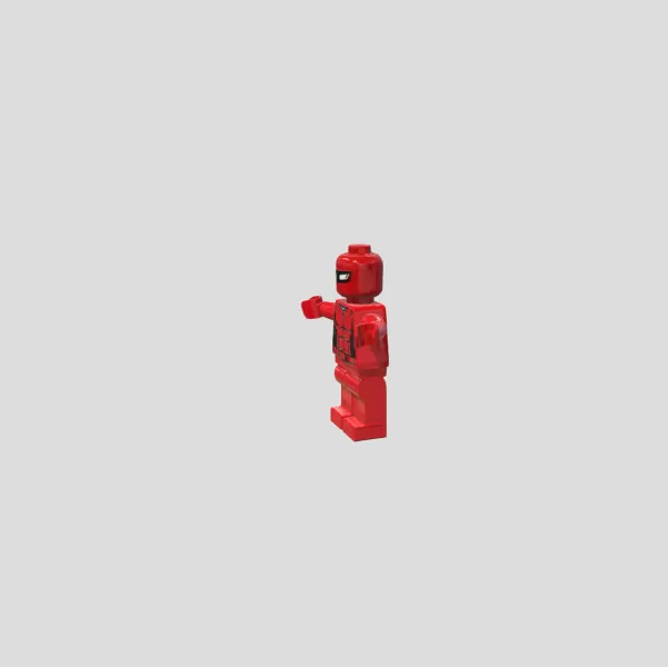 Lego Deadpool Model - Model preview 2