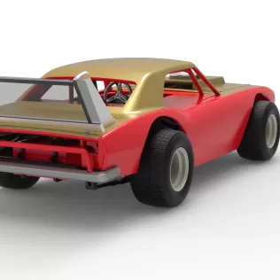 Vintage Semi-Late Model Stock Car Scale 1:25 - Model thumbnail 18