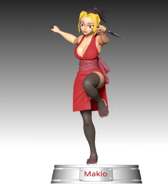 Makio - Demon Slayer Kimetsu no Yaiba - Model preview 2