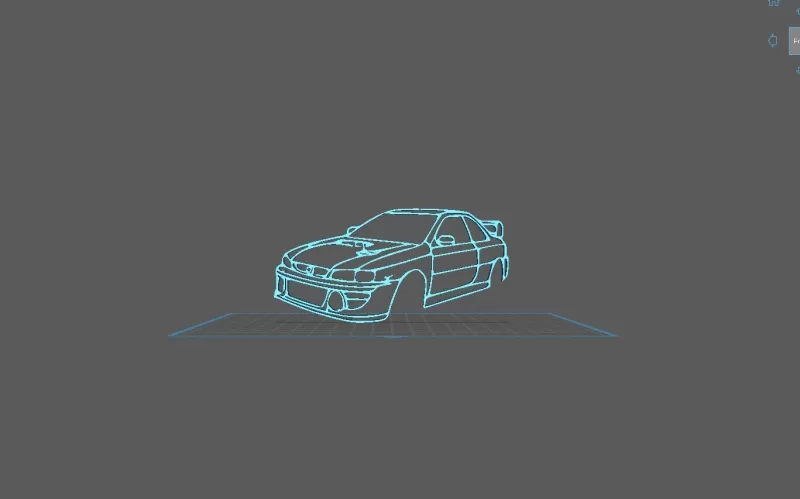 Subaru - Impreza 22 Wall Art - Model preview 1