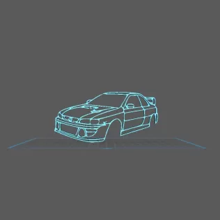 Subaru - Impreza 22 Wall Art
