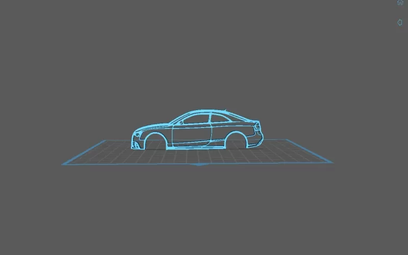 Audi - RS5 coupe 2014 Wall Art - Model preview 1