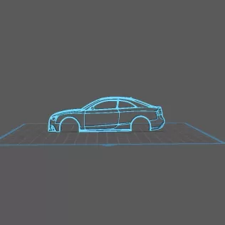 Audi - RS5 coupe 2014 Wall Art