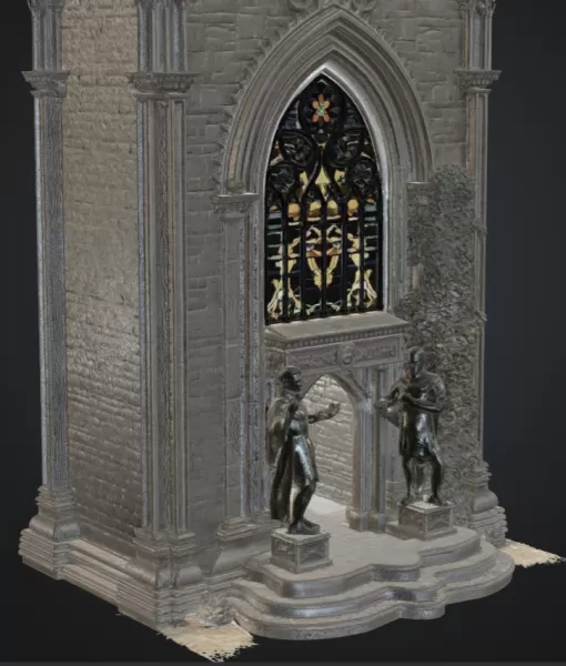 Ruine einer kirche - Model preview 3