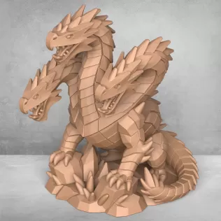 Monster Dragon Sculpture