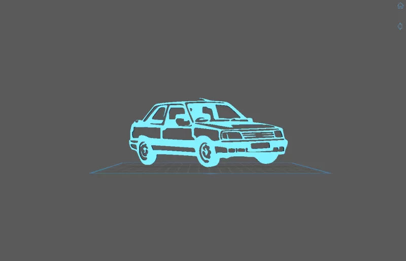 Peugeot - 309 GTI Wall Art - Model preview 2