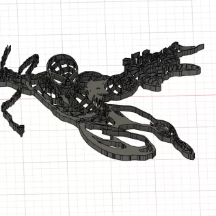 Silhouette Spider Man - Marvel Wall art