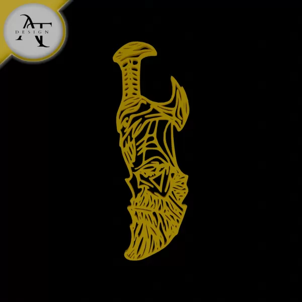 God of War Sword - Wall Art - Model preview 1