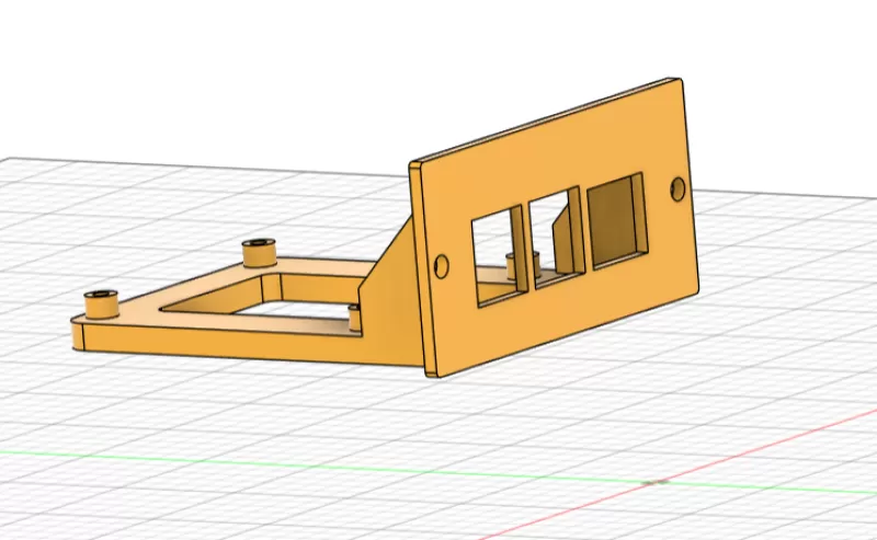 Raspberry Pi Mount 10 Inch Rack 2U - Model preview 4