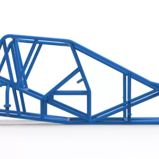 Frame of Silver Crown Car Scale 1:25 - Model thumbnail 13