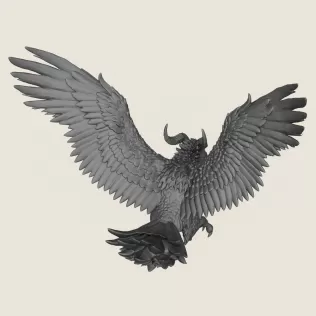 Attacking Monster Bird - Model thumbnail 6