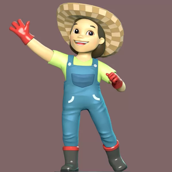 Farmer Yumi Fan Art - Model preview 1