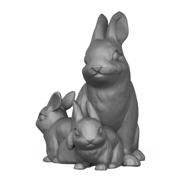 Rabbit Family - Model preview 2