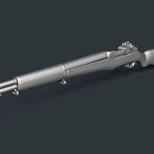 M1 Garand Rifle RoZ - Model thumbnail 3