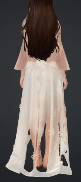 Frau im durchsichtigen kleid - Model preview 3