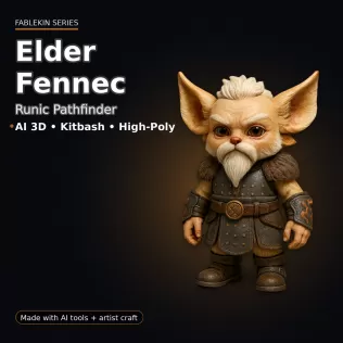 Fablekin Guardians — Character Pack (10 Stylized Heroes) - Model thumbnail 10