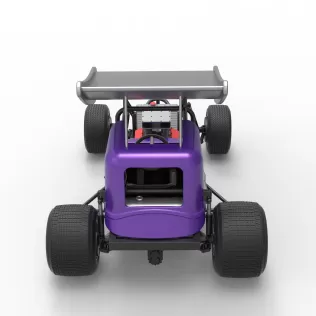 Vintage Winged Supermodified stock car for Dirt Scale 1:25 - Model thumbnail 17