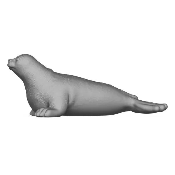 Seal Fish 3D Print Model - Model preview 3