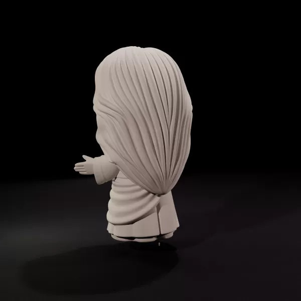 Chibi Jesus Christ - Stylized Religious 3D Printable Figure - Model preview 4