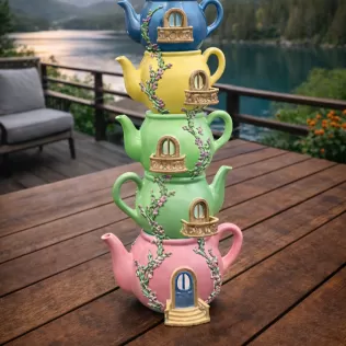Enchanted Teapot Tower STL File for 3D Printing - Model thumbnail 2