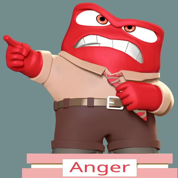 Anger Fan Art - Model preview 1