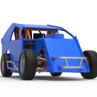 Mod Lite Race car Scale 1:25 - Model thumbnail 27