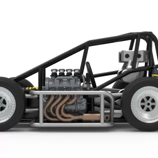 Three Quarter Midget Base Scale 1:25 - Model thumbnail 9