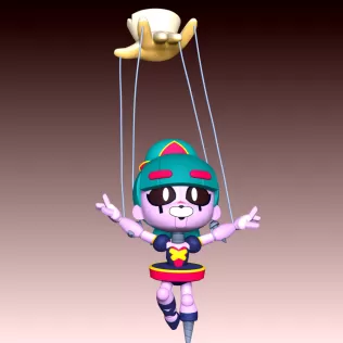 Gigi - Brawl Stars - Model thumbnail 5
