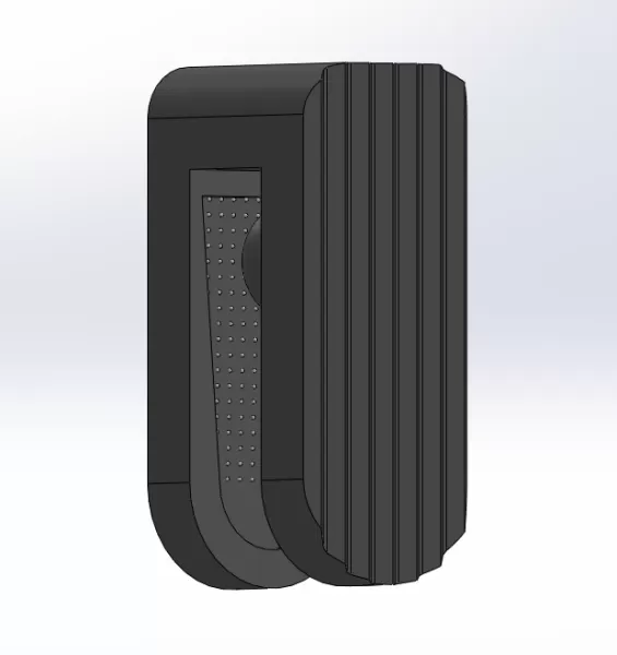 🧲 Friction-Grip Towel Holder | No Drilling • One-Piece Print • - Model preview 2