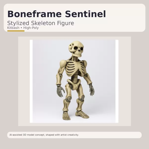 Creature Forge Pack – Fantasy & Sci-Fi Creature Collection - Model preview 8