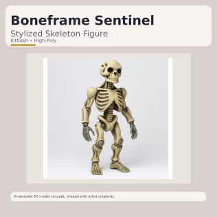 Creature Forge Pack – Fantasy & Sci-Fi Creature Collection - Model thumbnail 8