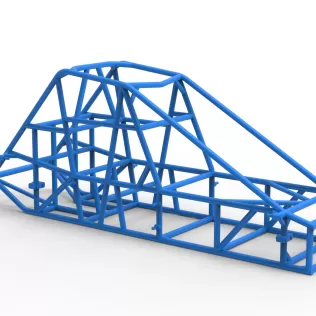 Frame of Experimental Pavement Silver Crown Car V2 Scale 1:25 - Model thumbnail 14