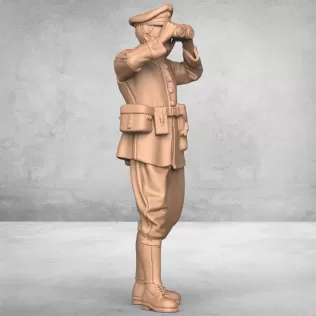 Army Commanding Officer - Model thumbnail 3