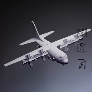AC-130 Gunship #RoZ - Model thumbnail 3