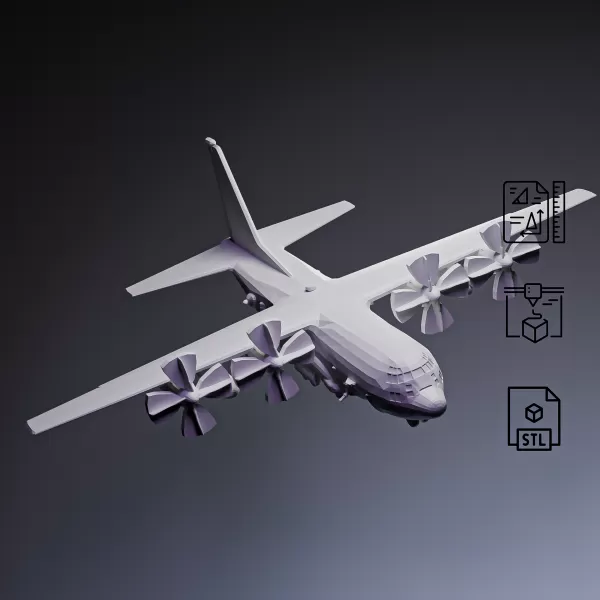 AC-130 Gunship #RoZ - Model preview 3
